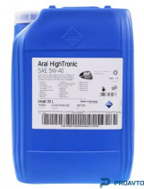 Моторное масло Aral HighTronic SAE 5W-40 20 л (1505B1)