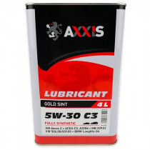 Моторное масло синтетическое Axxis Gold Sint 5W-30, 4л AX-2023