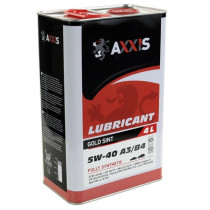 Масло моторное синтетическое Axxis Gold Sint 5W-40 A3/B4 4л. AX-2025