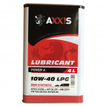 Моторное масло полусинтетическое Axxis LPG Power A 10W-40 4л. AX-2029