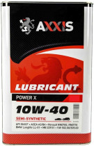 Моторное масло полусинтетическое Axxis Power X 10W-40 5л. AX-2177