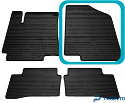 Коврик Stingray в салон HYUNDAI Accent (RB) / KIA RIO III (2011-2017) Передний правый -1шт. 1009024 ПП