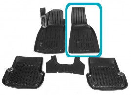 Килимок Stingray в салон AUDI A4 (B5) (1994-2001) (design 2020) - 1шт. Передній правий 503009502