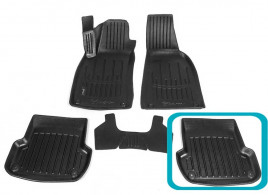 Килимок Stingray в салон AUDI A4 (B5) (1994-2001) (design 2020) - 1шт. Задній правий 503009504