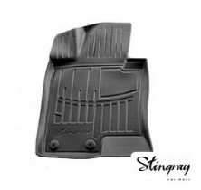 Резиновый коврик передний левый Stingray Hyundai Sonata (YF) (2009-2014) HK клипсы 500928501