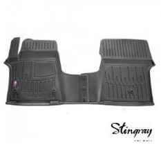 Резиновые коврики Stingray Hyundai Staria (7 seats) (1 line) (2021-н.в) HK клипсы 5009242