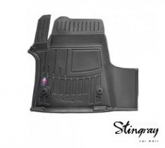 Резиновый коврик передний левый Stingray Hyundai Staria (7 seats) (1 line) (2021-н.в) HK клипсы 500924201