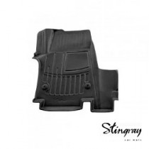 Резиновый коврик передний левый Stingray Hyundai Staria (9 seats) (1 line) (2021-н.в) HK клипсы 500927201