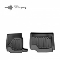 Резиновые коврики Stingray для NISSAN QASHQAI plus2 (2008-2014) (3 line) 2шт 50141552
