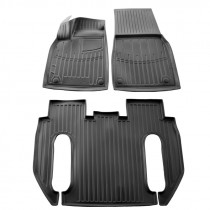 Резиновые коврики Stingray для TESLA Model X Plaid (2022-...) 3шт 5050113