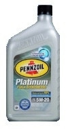 Chrysler Масло моторное синтетическое Platinum Fully Synthetic 5W-20, 0.946л