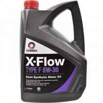 Масло моторное полусинтетическое Comma X-Flow Type F Semi Synthetic Motor Oil 5W-30 4л. XFF4L