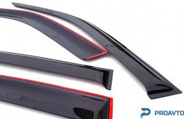 Дефлекторы окон Vitol Kodiaq 2016 -&qt; С Хром Молдингом