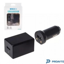 Автомобильное зарядное устройство MEIDI VP-301 1USB (12/24V - 5V 2,4A) + Power Bank 3.7V/2100mA