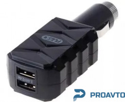 Автомобильное зарядное устройство PULSO C-4803H 2USB (12/24V - 5V 2,4А + 2.4А)
