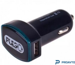 Автомобильное зарядное устройство PULSO C-2026BK 2USB (12/24V - 5V 2,4A)