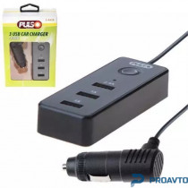 Автомобильное зарядное устройство PULSO/VOIN C-4416 3USB (12/24V - 5V 2,4А + 2х1А) провод 1м