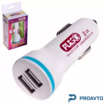 Автомобильное зарядное устройство PULSO C-2023W 2USB (12/24V - 5V 2,1A)