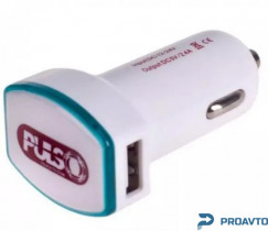 Автомобильное зарядное устройство PULSO C-2026W 2USB (12/24V - 5V 2,4A)
