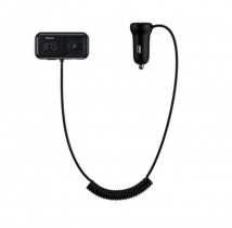 АЗУ с FM-модулятором Baseus T Shaped S-16 Car Bluetooth MP3 Player Black