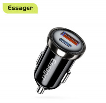Автомобильное зарядное устройство Essager Sunset Type-C to Lightning 20W USB Charging Cable black (ECC2Q-WL0A)