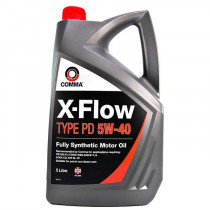 Масло моторное синтетическое Comma X-FLOW TYPE PD Fully Synthetic Motor Oil 5W-40 5л. XFPD5L