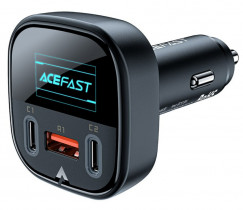 Автомобильное зарядное устройство для ACEFAST B5 101W (2C+A) metal car charger with OLED smart display