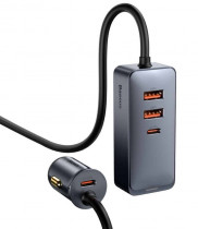 АЗУ Baseus Share Together PPS multi-port Fast charging with extension cord 120W 2U+2C Gray