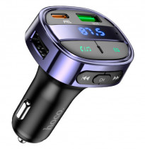 АЗУ с FM-модулятором HOCO E70 PD30W+QC3.0 car BT FM transmitter Magic Night