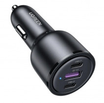 Автомобильное зарядное устройство для UGREEN CD239 Car Charger 69W Max (Black) (UGR-20467)