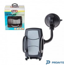 Держатель мобильного телефона PULSO UH-2019BK/GY (47-95мм) на гибкой ножке