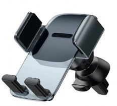 Автомобильный держатель Baseus SUYK000101 4.7-6.7" на решетку black