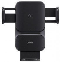 Автомобильный держатель с беспроводной зарядкой Baseus 15W Alignment Car Mount Black (CGZX000001)