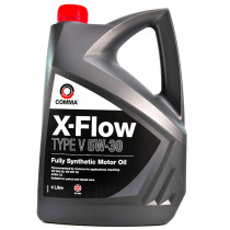 Масло моторное синтетическое Comma X-FLOW TYPE V Fully Synthetic Motor Oil 5W-30 4л. XFV4L