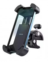 Велодержатель для мобильного Usams US-ZJ064 Cycling Shockproof Phone Holder Black (ZJ064ZJ01)