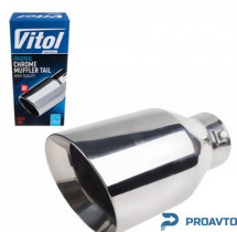 Насадка на глушитель Vitol НГ-1017, внутр.d 76мм/дл. 203мм/внеш.d 114мм