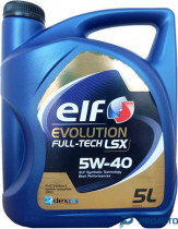 Масло моторное синтетическое Elf Evolution Full-Tech LSX 5W-40, 5л 194892