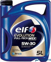 Масло моторное синтетическое Elf Evolution Full-Tech MSX 5W-30, 5л 194904