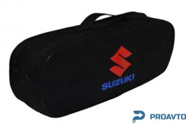 Сумка-органайзер в багажник Suzuki черная размер 50 х 18 х 18 см 03-039-2Д