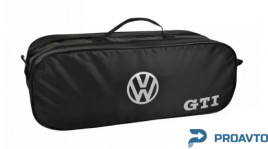 Сумка-органайзер в багажник Volkswagen GTI черная размер 50 х 18 х 18 см 03-103-2Д