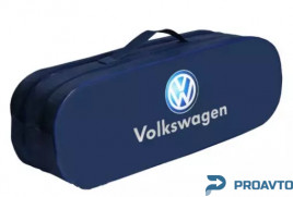 Сумка-органайзер в багажник с логотипами Volkswagen синяя размер 50 х 18 х 18 см 03-031-2Д