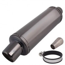 Прямоточный глушитель мото НГ-0766-BK /d 2" (НГ-0766-BK)