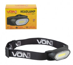 Фонарь налобный VOIN VL-9037, LED COB 80Lm /2xAAA (не в комплекте) (VL-9037)