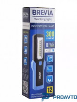 Инспекционная лампа Brevia LED 8SMD + 1W LED 300lm, 3xAA, 11310