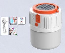 Светодиодный фонарь для кемпинга USB + солнечная батарея BOUGIELB HS-V65
