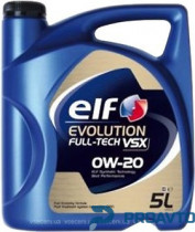 Масло моторное Elf Evolution Fulltech VSX 0W-20, 5л, 214229