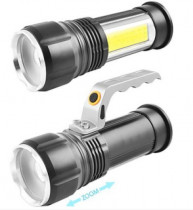 Фонарь переносной Police S912-XPE+COB (white+red), 2x18650, zoom, ЗУ 220V/12V, Box (S912-XPE+COB)