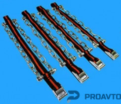 Цепи-браслеты на колеса Vitol размер XL (4шт.) (в сумке)