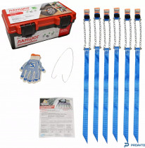 Цепь противодействия буксовке для внедорожников R15-R21 в пластиковом футляре (6 шт)