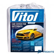 Тент автомобильный Vitol HC11106 3XL Hatchback серый Polyester 457х165х125 к.з/м.в.дв (HC11106 3XL)